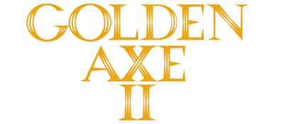 Golden Axe II logo for Sega Genesis